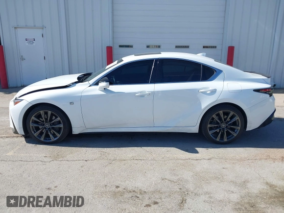 2022 Lexus IS 350 F Sport with VIN JTHGZ1E26N5023327, listed as a IAAI auction lot 42286717 with 32,098 mi miles and . Bid and sale history available at DreamBid. Image 15.