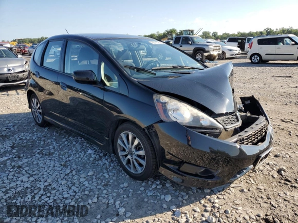 2012 Honda Fit Sport with VIN JHMGE8H52CS003715, listed as a Copart auction lot 63113204 with 79,744 mi miles and Salvage Title. Bid and sale history available at carsss.com. Image 4.