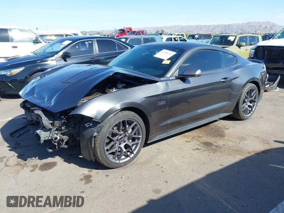 2019 Ford Mustang GT with VIN 1FA6P8CFXK5119030, listed as a IAAI auction lot 42068765 with 51,980 mi miles. Bid and sale history available at carsss.com. Image 17.
