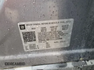 2020 GMC Terrain SLE with VIN 3GKALMEV1LL143459, listed as a Copart auction lot 89351935 with 85,574 mi miles and Salvage Title. Bid and sale history available at carsss.com. Image 14.