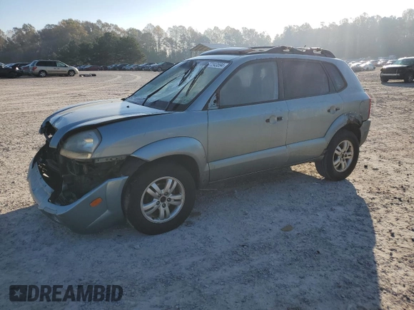 2006 Hyundai Tucson GLS with VIN KM8JN12D56U350295, listed as a Copart auction lot 77243594 with 192,335 mi miles and Salvage Title. Bid and sale history available at carsss.com. Image 1.