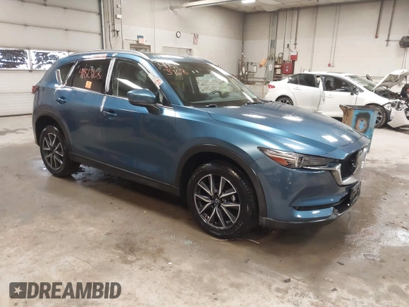 2018 Mazda CX-5 S Premium with VIN JM3KFBDMXJ1376045, listed as a IAAI auction lot 41813968 with 90,378 mi miles and . Bid and sale history available at DreamBid. Image 1.