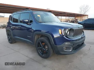 2018 Jeep Renegade Latitude with VIN ZACCJABB6JPH48469, listed as a IAAI auction lot 41814157 with 64,060 mi miles. Bid and sale history available at carsss.com. Image 1.