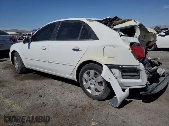 2009 Hyundai Sonata GLS with VIN 5NPET46C49H408054, listed as a Copart auction lot 58868105 with 215,171 mi miles and Salvage title. Bid and sale history available at DreamBid. Image 2.