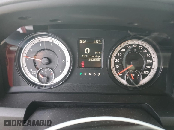 2015 Ram 1500 Big Horn with VIN 1C6RR6GT0FS591161, listed as a Copart auction lot 41809985 with 166,288 mi miles and Salvage Title. Bid and sale history available at carsss.com. Image 9.