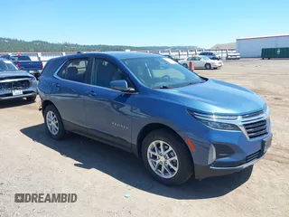 2024 Chevrolet Equinox LT with VIN 3GNAXUEG4RL344077, listed as a IAAI auction lot 42630831 with 41,200 mi miles and . Bid and sale history available at DreamBid. Image 1.