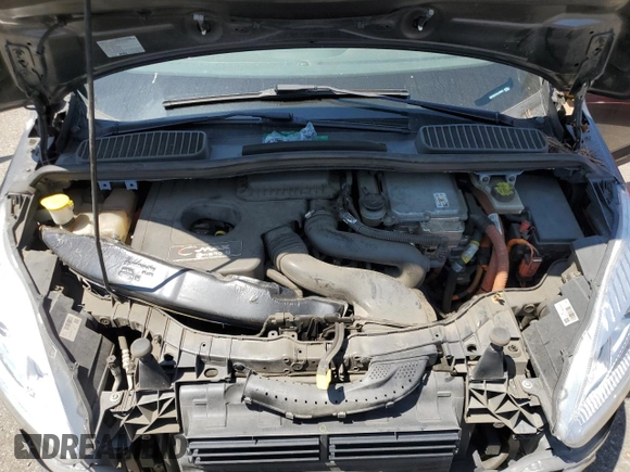2017 Ford C-Max Energi SE with VIN 1FADP5EU7HL109805, listed as a Copart auction lot 58430734 with 71,497 mi miles and Salvage Title. Bid and sale history available at carsss.com. Image 11.