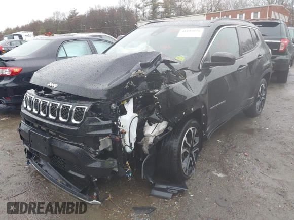 2023 Jeep Compass Limited with VIN 3C4NJDCN8PT512863, listed as a IAAI auction lot 41197075 with 29,216 mi miles and . Bid and sale history available at DreamBid. Image 2.