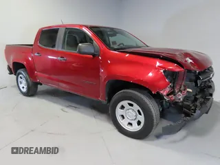 2021 Chevrolet Colorado 2WD Work Truck z VIN 1GCGSBEN0M1174272, wystawiony jako Copart lot #42055435 z przebiegiem 58 052 mil mil oraz Szkoda całkowita • Salvage title. Historia ofert i sprzedaży dostępna na DreamBid. Obrazek 1.
