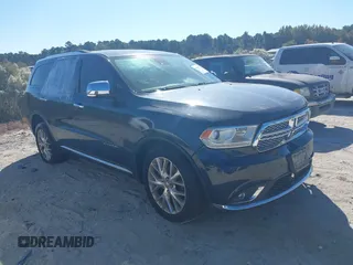 2014 Dodge Durango Citadel with VIN 1C4SDJETXEC390326, listed as a IAAI auction lot 40620779 with 119,537 mi miles and . Bid and sale history available at DreamBid. Image 1.