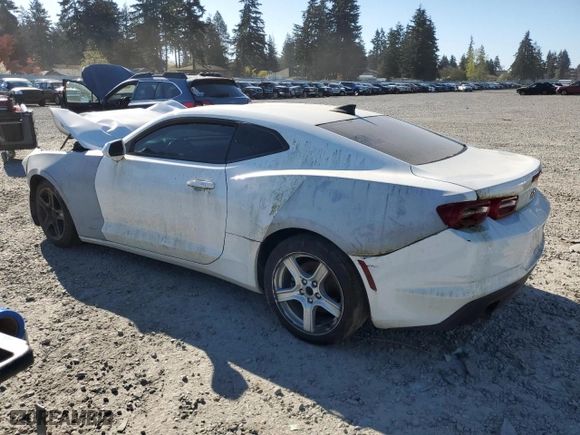2019 Chevrolet Camaro 1LT with VIN 1G1FB1RX0K0132990, listed as a Copart auction lot 53585525 with 0 mi miles and Clean Title. Bid and sale history available at carsss.com. Image 2.