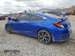2017 Honda Civic Si with VIN 2HGFC3A5XHH753301, listed as a Copart auction lot 51125385 with 66,238 mi miles and Salvage Title. Bid and sale history available at DreamBid. Image 2.