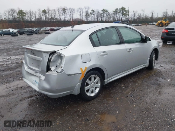 2011 Nissan Sentra SR with VIN 3N1AB6AP1BL654544, listed as a IAAI auction lot 41956381 with 127,715 mi miles and . Bid and sale history available at DreamBid. Image 4.