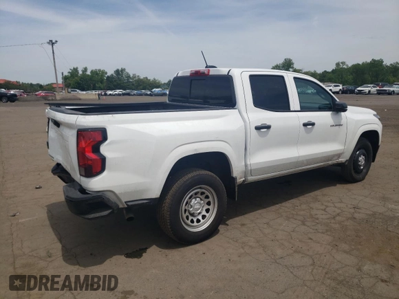 2024 Chevrolet Colorado 2WD Work Truck with VIN 1GCGSBEC9R1268446, listed as a Copart auction lot 56585935 with 7,999 mi miles and Salvage title. Bid and sale history available at DreamBid. Image 3.