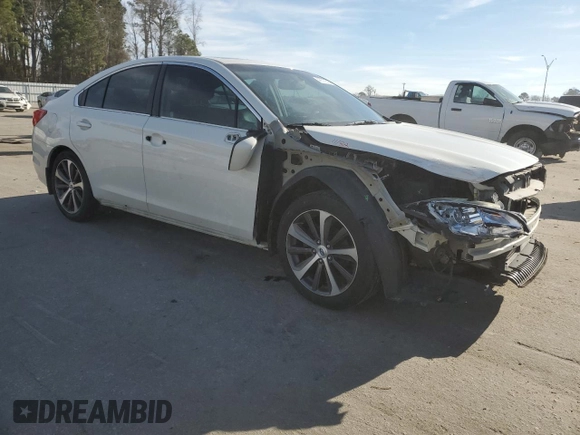 2015 Subaru Legacy Limited with VIN 4S3BNAL6XF3026743, listed as a Copart auction lot 46511805 with 125,508 mi miles and Salvage title. Bid and sale history available at DreamBid. Image 4.
