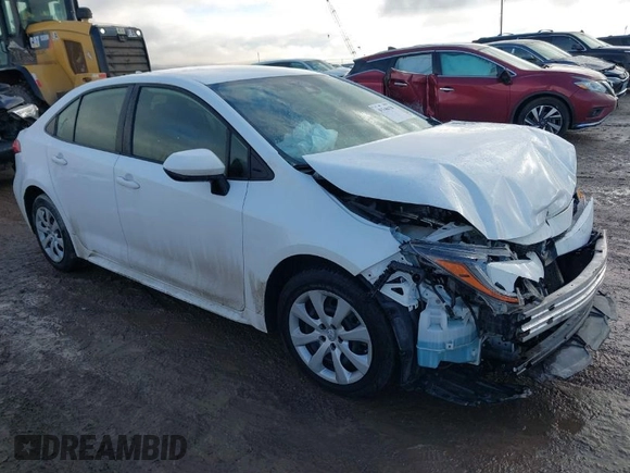 2022 Toyota Corolla LE with VIN JTDEPMAE2N3020162, listed as a IAAI auction lot 41146438 with 71,265 mi miles and . Bid and sale history available at DreamBid. Image 1.