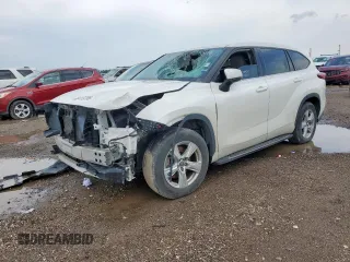 2021 Toyota Highlander L z VIN 5TDCZRAH2MS527584, wystawiony jako Copart lot #60413705 z przebiegiem 107 804 mil mil oraz Czysty tytuł • Clean title. Historia ofert i sprzedaży dostępna na DreamBid. Obrazek 1.