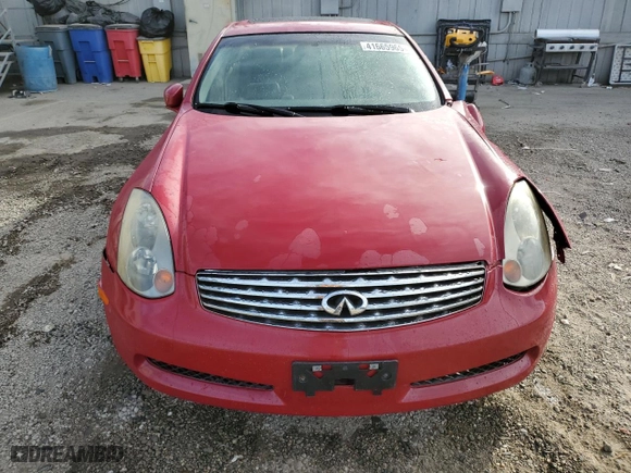 2003 Infiniti G35 Coupe w/Leather with VIN JNKCV54E93M218435, listed as a Copart auction lot 41665965 with 131,987 mi miles and Salvage Title. Bid and sale history available at carsss.com. Image 5.