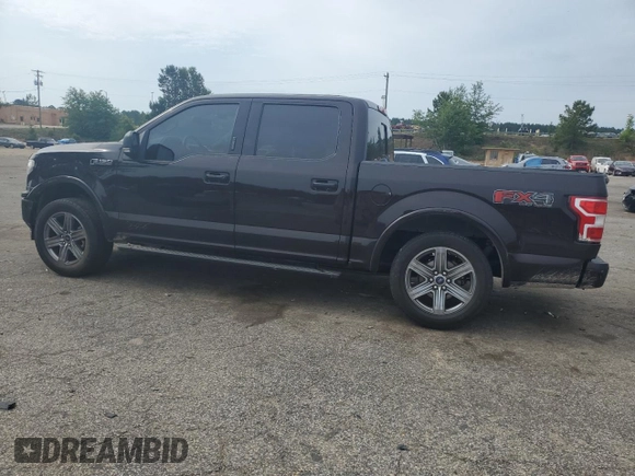 2019 Ford F-150 XL with VIN 1FTEW1E40KFC77222, listed as a Copart auction lot 57392505 with 87,430 mi miles and Salvage title. Bid and sale history available at DreamBid. Image 2.