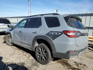 2023 Honda Pilot Elite z VIN 5FNYG1H89PB025683, wystawiony jako Copart lot #43177495 z przebiegiem Nie podano mil oraz Szkoda całkowita • Salvage title. Historia ofert i sprzedaży dostępna na DreamBid. Obrazek 2.