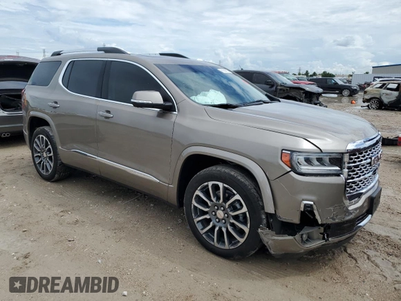 2022 GMC Acadia Denali with VIN 1GKKNPLS7NZ125634, listed as a Copart auction lot 69306674 with 31,087 mi miles and Salvage Title. Bid and sale history available at carsss.com. Image 4.
