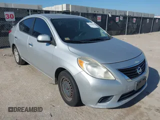 2013 Nissan Versa S with VIN 3N1CN7AP9DL848893, listed as a IAAI auction lot 42856506 with 156,240 mi miles and . Bid and sale history available at DreamBid. Image 1.