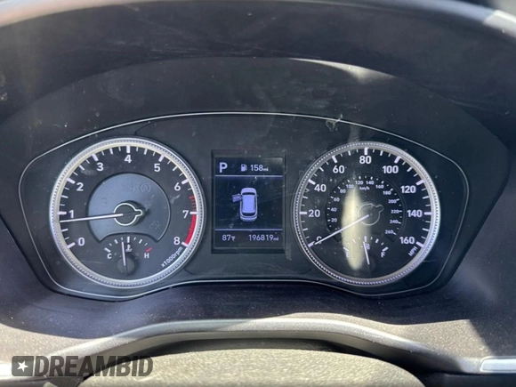 2019 Hyundai Santa Fe SE with VIN 5NMS23AD6KH135184, listed as a Copart auction lot 55706565 with 196,819 mi miles and Clean Title. Bid and sale history available at carsss.com. Image 8.