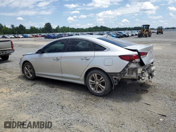2018 Hyundai Sonata Sport Plus with VIN 5NPE34AF9JH629526, listed as a Copart auction lot 58087274 with 92,493 mi miles and Salvage Title. Bid and sale history available at DreamBid. Image 2.