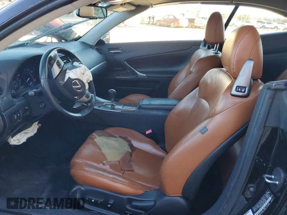 2012 Lexus IS 250 C z VIN JTHFF2C23C2523859, wystawiony jako Copart lot #86849934 z przebiegiem 221 234 mil mil oraz Szkoda całkowita • Salvage title. Historia ofert i sprzedaży dostępna na DreamBid. Obrazek 7.