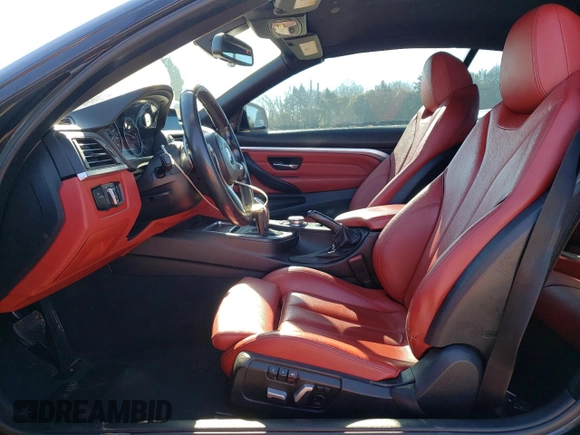 2016 BMW 4 Series 435i with VIN WBA3T3C55G5A41525, listed as a Copart auction lot 85634234 with 107,004 mi miles and Salvage title. Bid and sale history available at DreamBid. Image 7.