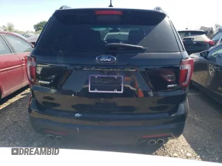 2018 Ford Explorer Sport z VIN 1FM5K8GT6JGA33071, wystawiony jako Copart lot #61749655 z przebiegiem 113 206 mil mil oraz Szkoda całkowita • Salvage title. Historia ofert i sprzedaży dostępna na DreamBid. Obrazek 6.