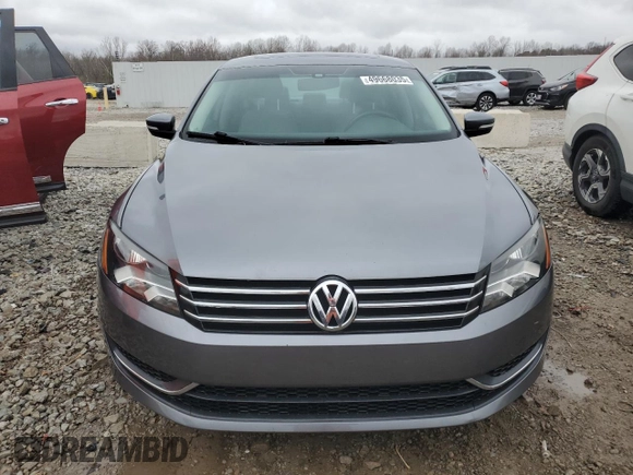 2013 Volkswagen Passat SE with VIN 1VWBH7A38DC086825, listed as a Copart auction lot 49668035 with 119,005 mi miles and Salvage title. Bid and sale history available at DreamBid. Image 5.
