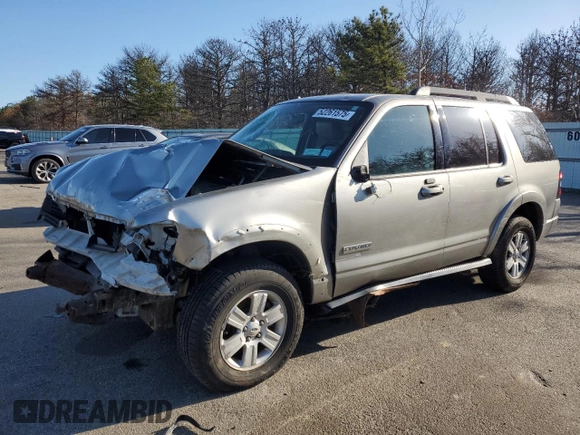 2008 Ford Explorer XLT with VIN 1FMEU73E88UA51000, listed as a Copart auction lot 52261575 with Not Provided miles and Salvage Title. Bid and sale history available at carsss.com. Image 1.