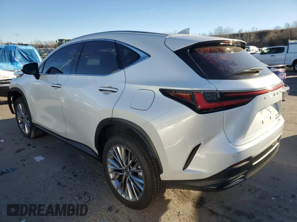 2023 Lexus NX with VIN JTJHGCEZ7P2009295, listed as a Copart auction lot 86192824 with 6,147 mi miles and Salvage Title. Bid and sale history available at carsss.com. Image 2.