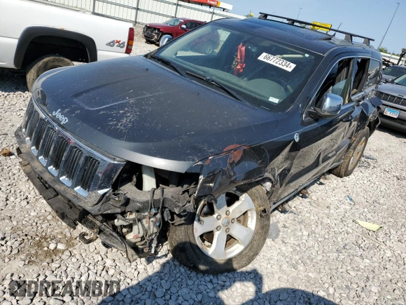 2011 Jeep Grand Cherokee 70th Anniversary with VIN 1J4RR4GT0BC632321, listed as a Copart auction lot 66772334 with 203,708 mi miles and Salvage Title. Bid and sale history available at carsss.com. Image 1.