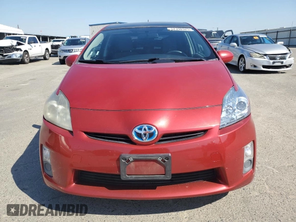2010 Toyota Prius II with VIN JTDKN3DU8A0171802, listed as a Copart auction lot 52398925 with 167,507 mi miles and Salvage Title. Bid and sale history available at DreamBid. Image 5.