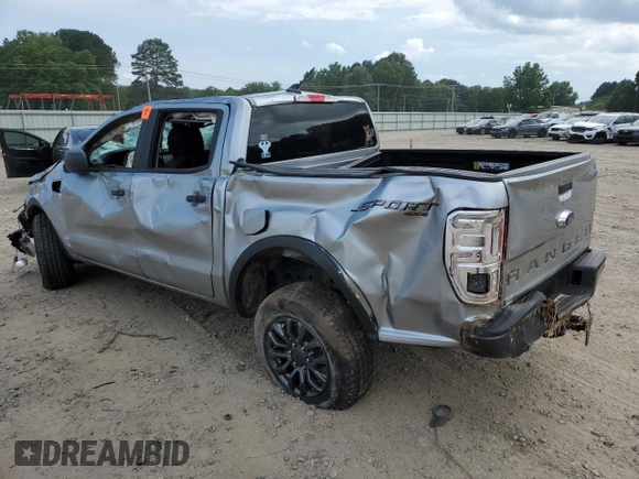 2023 Ford Ranger XL with VIN 1FTER4FH4PLE15217, listed as a Copart auction lot 59670895 with 21,744 mi miles and Non repairable. Bid and sale history available at DreamBid. Image 2.