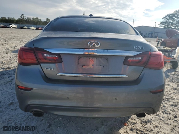 2015 Infiniti Q70L with VIN JN1BY1PR6FM831924, listed as a Copart auction lot 71716394 with 206,315 mi miles and Salvage Title. Bid and sale history available at carsss.com. Image 6.