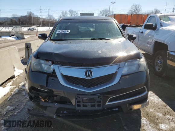 2010 Acura MDX with VIN 2HNYD2H20AH525401, listed as a Copart auction lot 46306295 with 196,796 mi miles and Salvage Title. Bid and sale history available at carsss.com. Image 5.