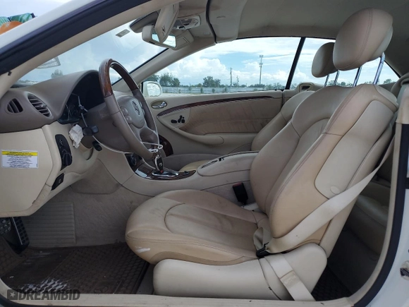 2008 Mercedes-Benz CLK-Class 3.5L with VIN WDBTK56F78F251122, listed as a Copart auction lot 73884774 with 80,444 mi miles and Salvage Title. Bid and sale history available at carsss.com. Image 7.