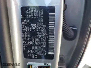 2023 Kia EV6 Wind with VIN KNDC3DLC7P5124412, listed as a Copart auction lot 66167044 with 4,305 mi miles and Salvage Title. Bid and sale history available at carsss.com. Image 14.