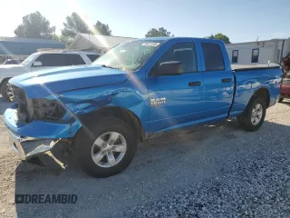 2021 Ram 1500 Tradesman with VIN 1C6RR7FG6MS527407, listed as a Copart auction lot 54611505 with 75,459 mi miles and Salvage title. Bid and sale history available at DreamBid. Image 1.