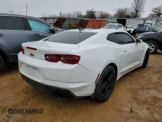2019 Chevrolet Camaro 1LS with VIN 1G1FB1RX7K0137569, listed as a Copart auction lot 37204844 with 54,792 mi miles and Salvage Title. Bid and sale history available at carsss.com. Image 3.