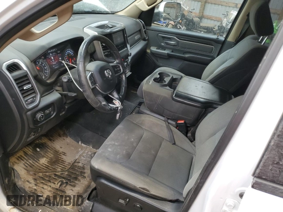 2019 Ram 1500 Big Horn/Lone Star with VIN 1C6SRFFT6KN867628, listed as a Copart auction lot 51760485 with 235,148 mi miles and Salvage Title. Bid and sale history available at carsss.com. Image 7.