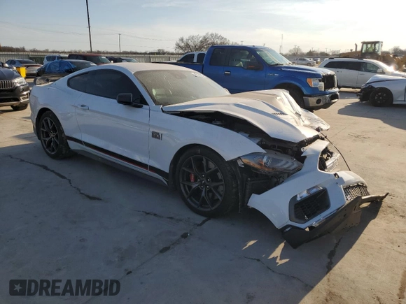 2022 Ford Mustang Mach 1 с VIN 1FA6P8R0XN5554329, выставлен на аукционе Copart как лот 46728835 с пробегом 22 171 миль миль и Списание • Salvage title. История ставок и продаж доступна на DreamBid. Изображение 4.