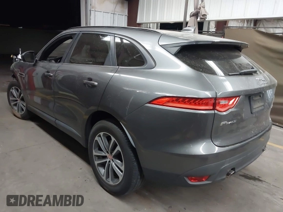 2018 Jaguar F-Pace 25t Premium with VIN SADCJ2FX2JA270177, listed as a IAAI auction lot 42034600 with 42,758 mi miles and . Bid and sale history available at DreamBid. Image 3.