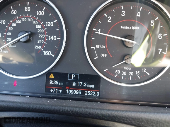 2017 BMW 3 Series 330i with VIN WBA8B9C31HK885376, listed as a IAAI auction lot 41607968 with 109,096 mi miles and . Bid and sale history available at DreamBid. Image 7.