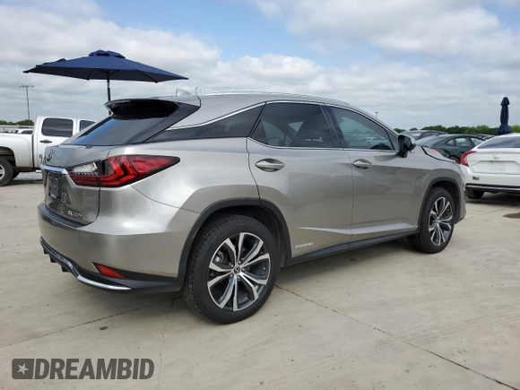 2020 Lexus RX 450h with VIN 2T2HGMDA0LC055045, listed as a Copart auction lot 55824265 with 32,378 mi miles and Salvage title. Bid and sale history available at DreamBid. Image 3.