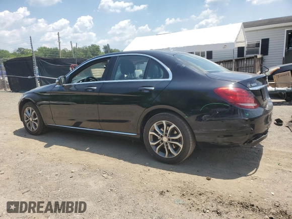2015 Mercedes-Benz C 300 Luxury with VIN 55SWF4KB0FU022927, listed as a Copart auction lot 61828975 with 97,541 mi miles and Salvage title. Bid and sale history available at DreamBid. Image 2.