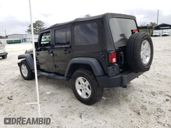 2018 Jeep Wrangler JK Unlimited Sport S with VIN 1C4BJWDG2JL859963, listed as a Copart auction lot 51613135 with 63,746 mi miles and Salvage Title. Bid and sale history available at carsss.com. Image 2.